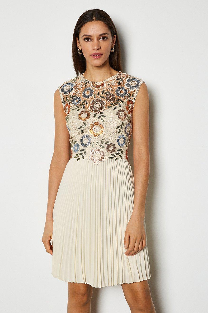 Karen millen sequin midi dress hotsell