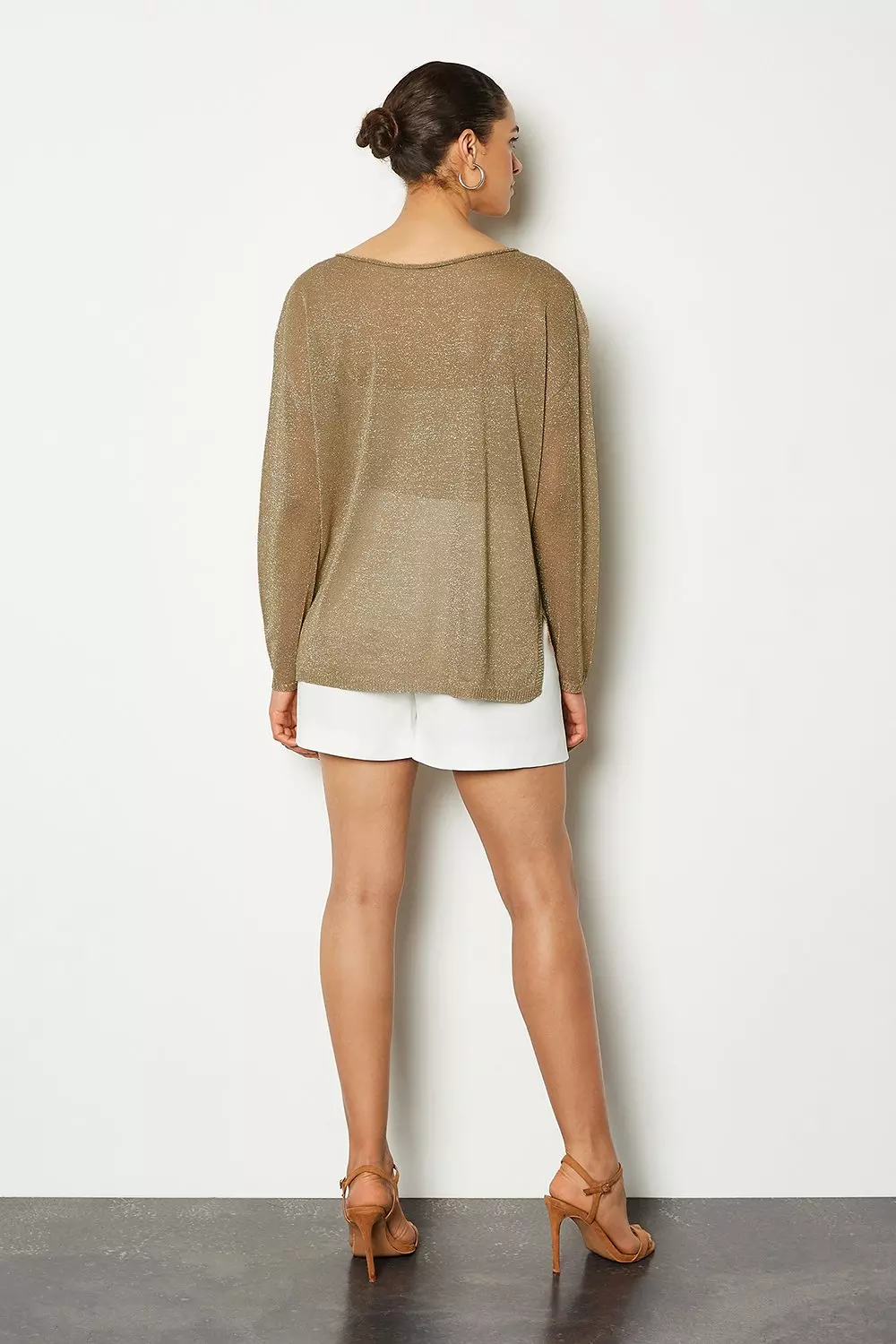 Fine Knit Sheer Jumper Karen Millen