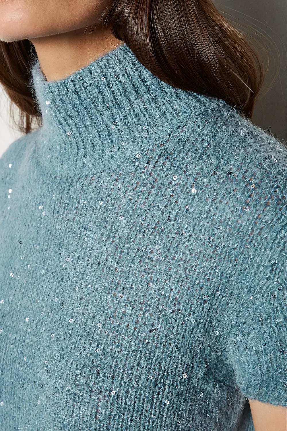 RIM.ARK | High collar knit vest (KNITWEAR ) |RIM.ARK ONLINE