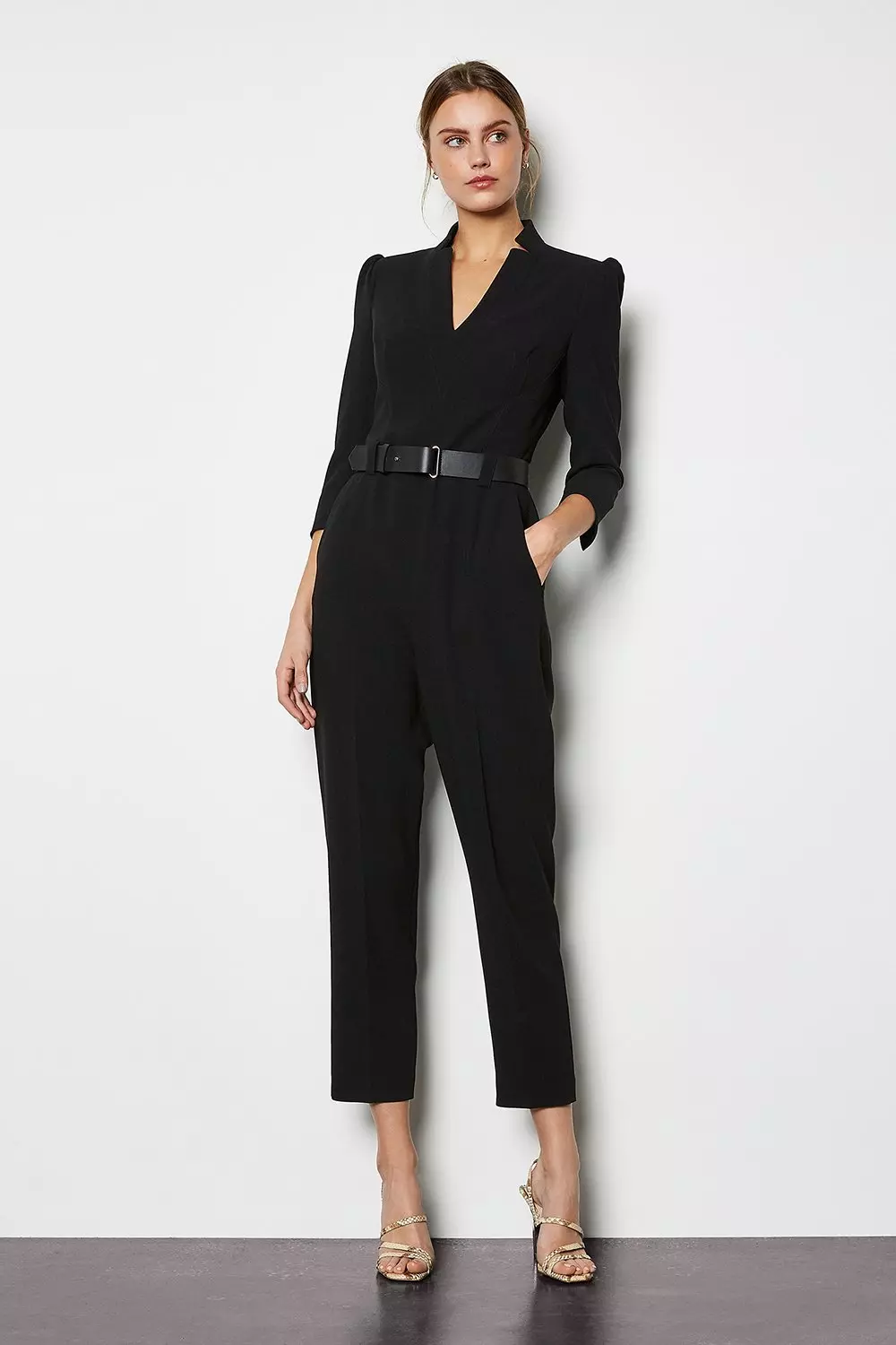 Forever Belted Jumpsuit Karen Millen