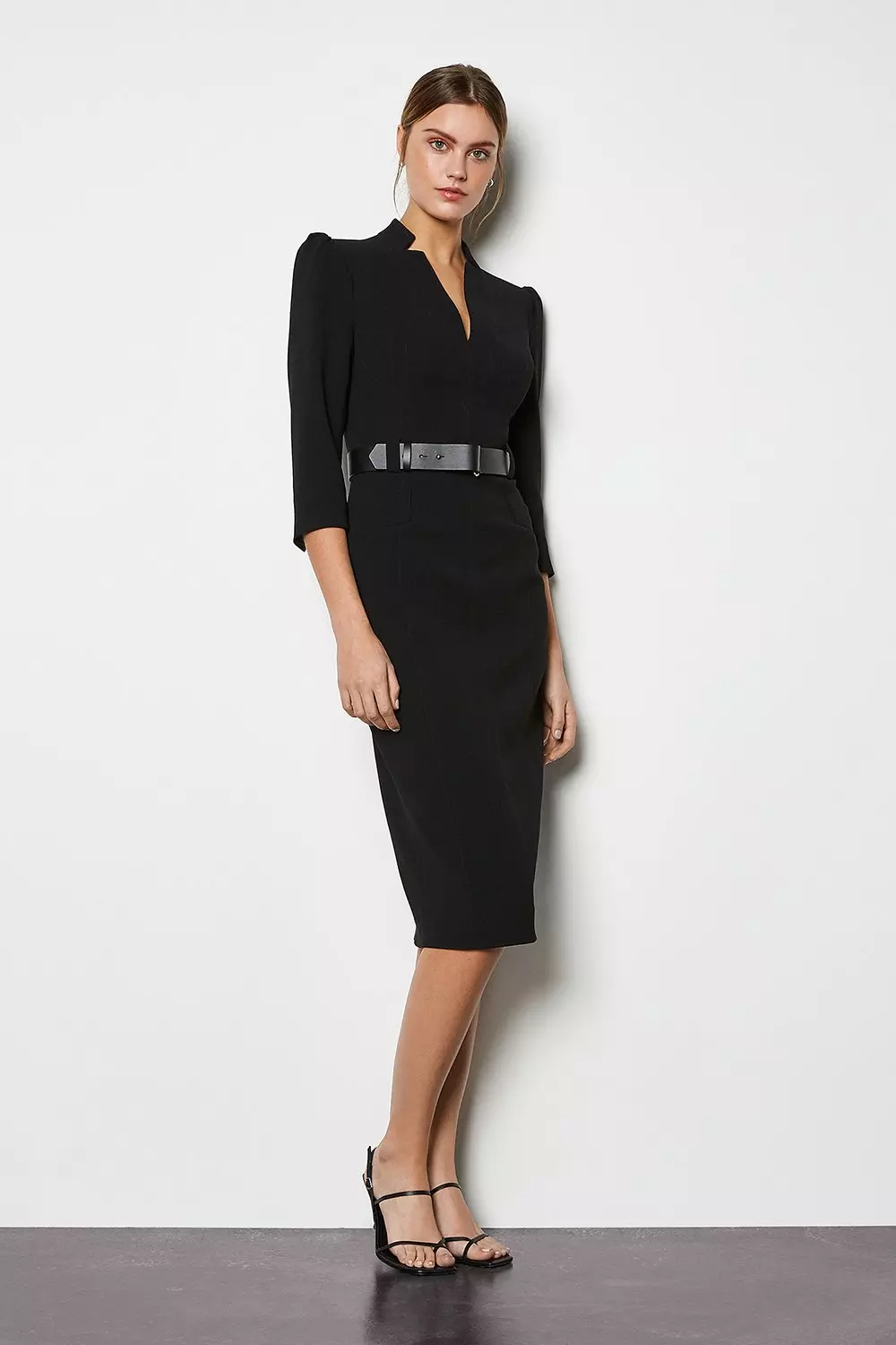 Forever Belted Pencil Dress Karen Millen