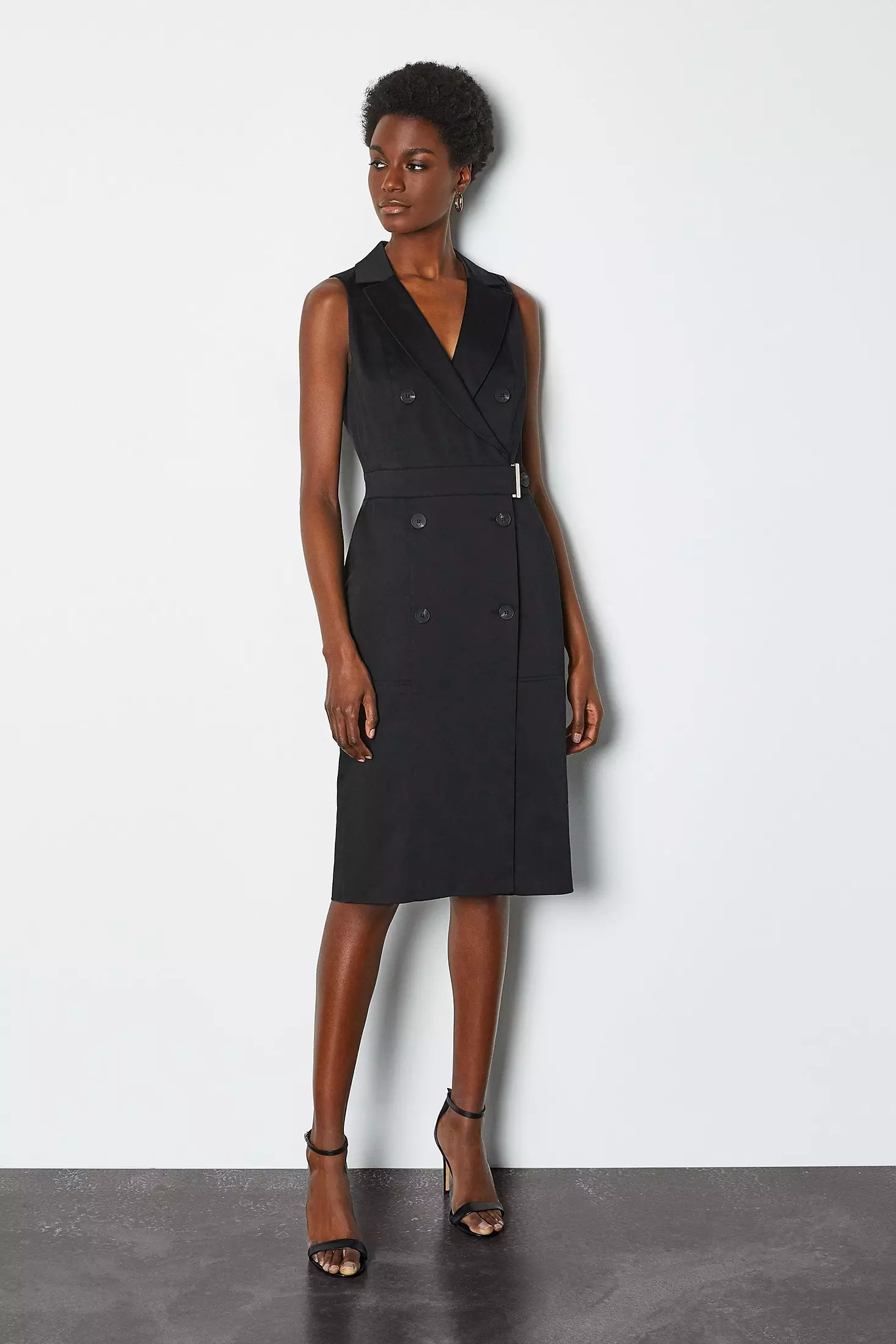 Sleek and Sharp Tailoring Dress Karen Millen