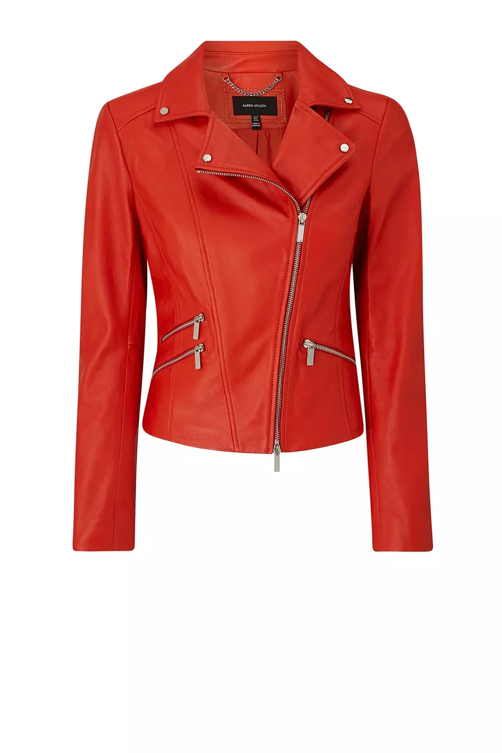 Karen millen signature leather jacket hotsell