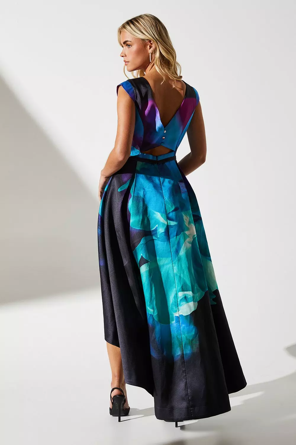 関税送料込★SALE★完売間近★KarenMillen★High Lowドレス Embellished High Low Figure Form Dress | Karen Millen