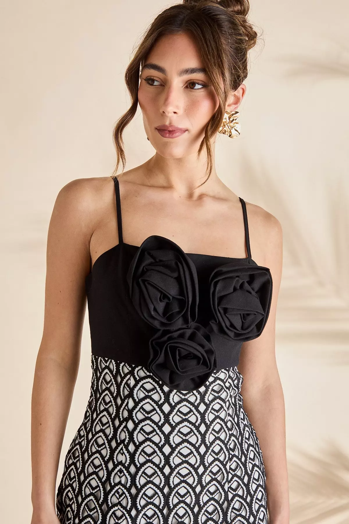 Mono Crochet Strappy Dress alternative image