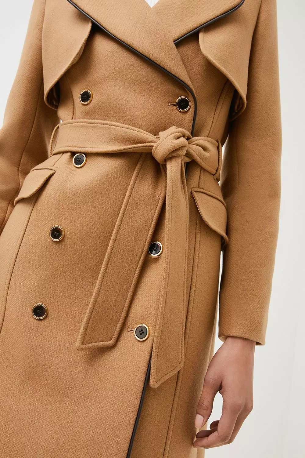 Karen millen camel coat online