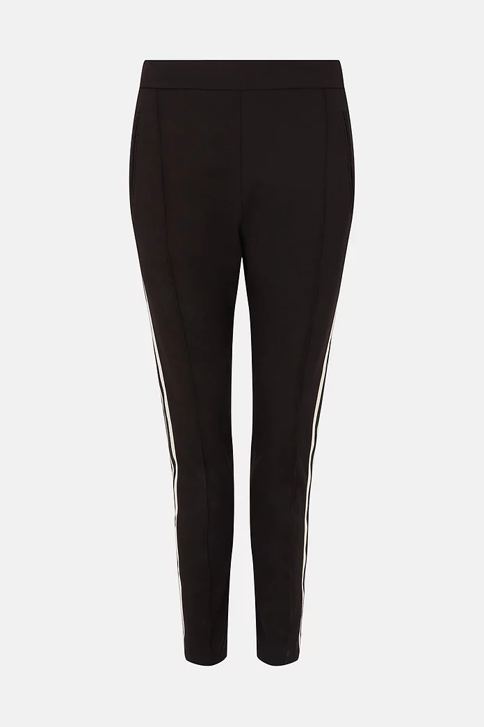 Flexi Fit Side Stripe Slim Leg Pants | Karen Millen Flexi Fit Side Stripe Slim Leg Pants | Karen Millen