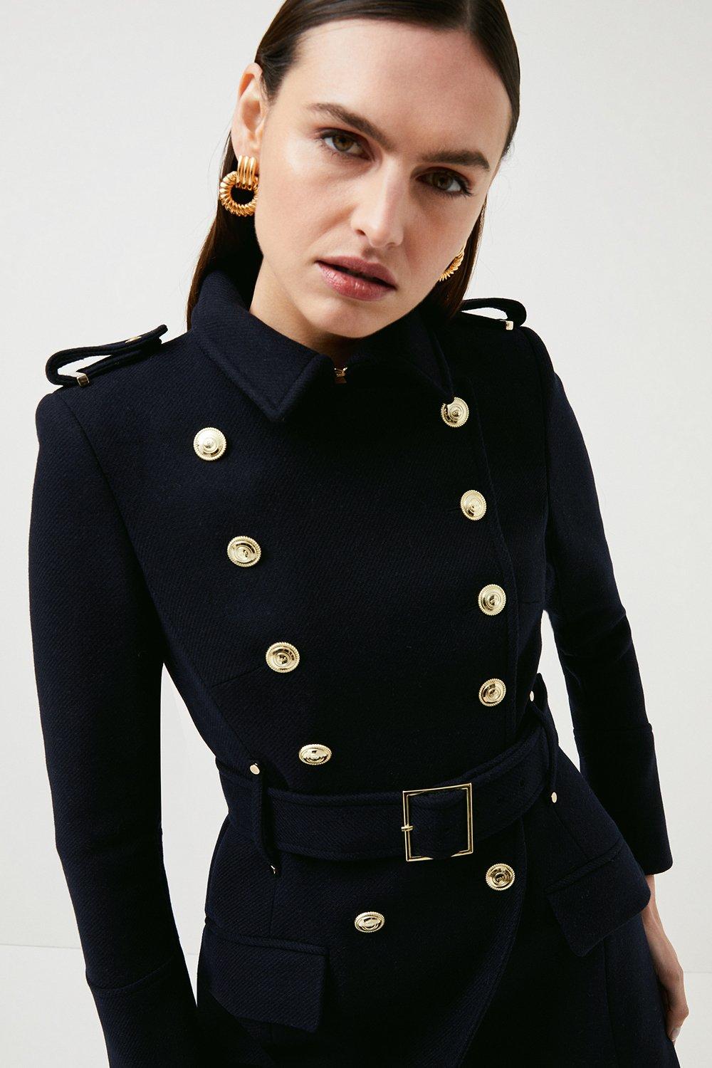 military trench coat