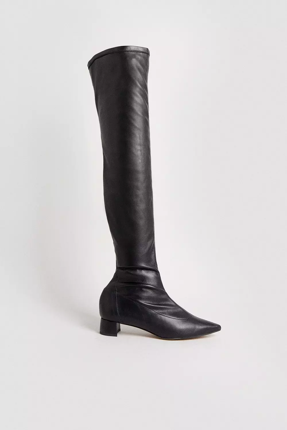 Stretch Over The Knee Pointed Boot Karen Millen