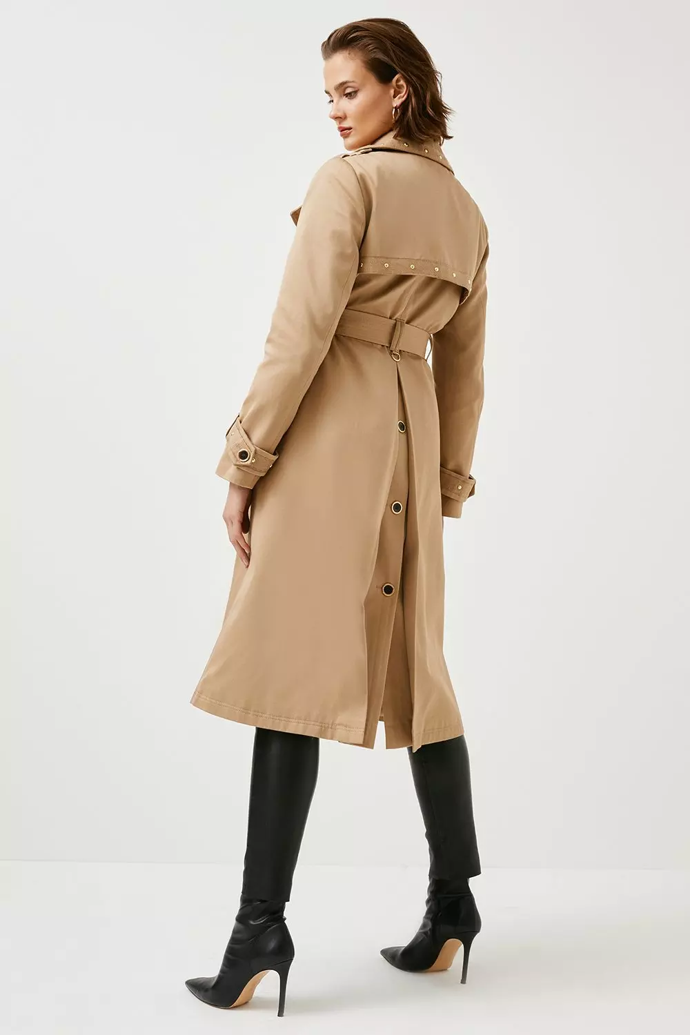 Camel Lydia Millen Studded Trench Coat alternative image