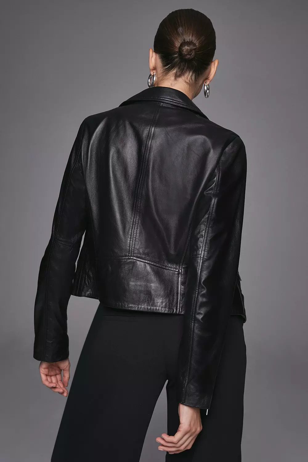 Karen millen velvet biker jacket best sale