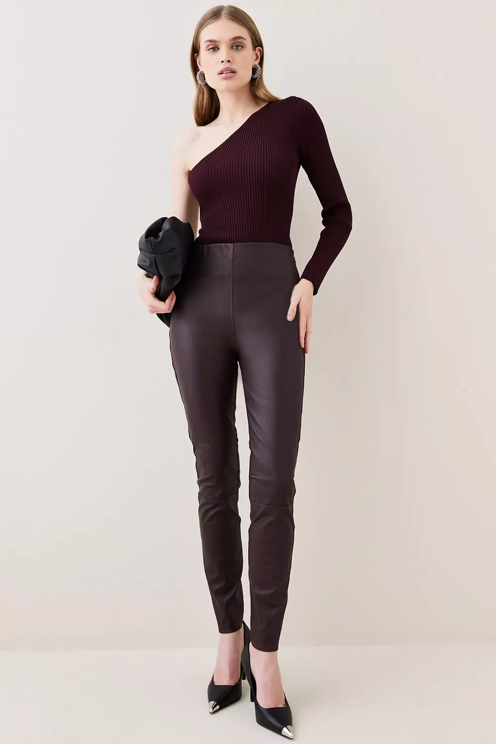 Stretch Leather Legging Karen Millen