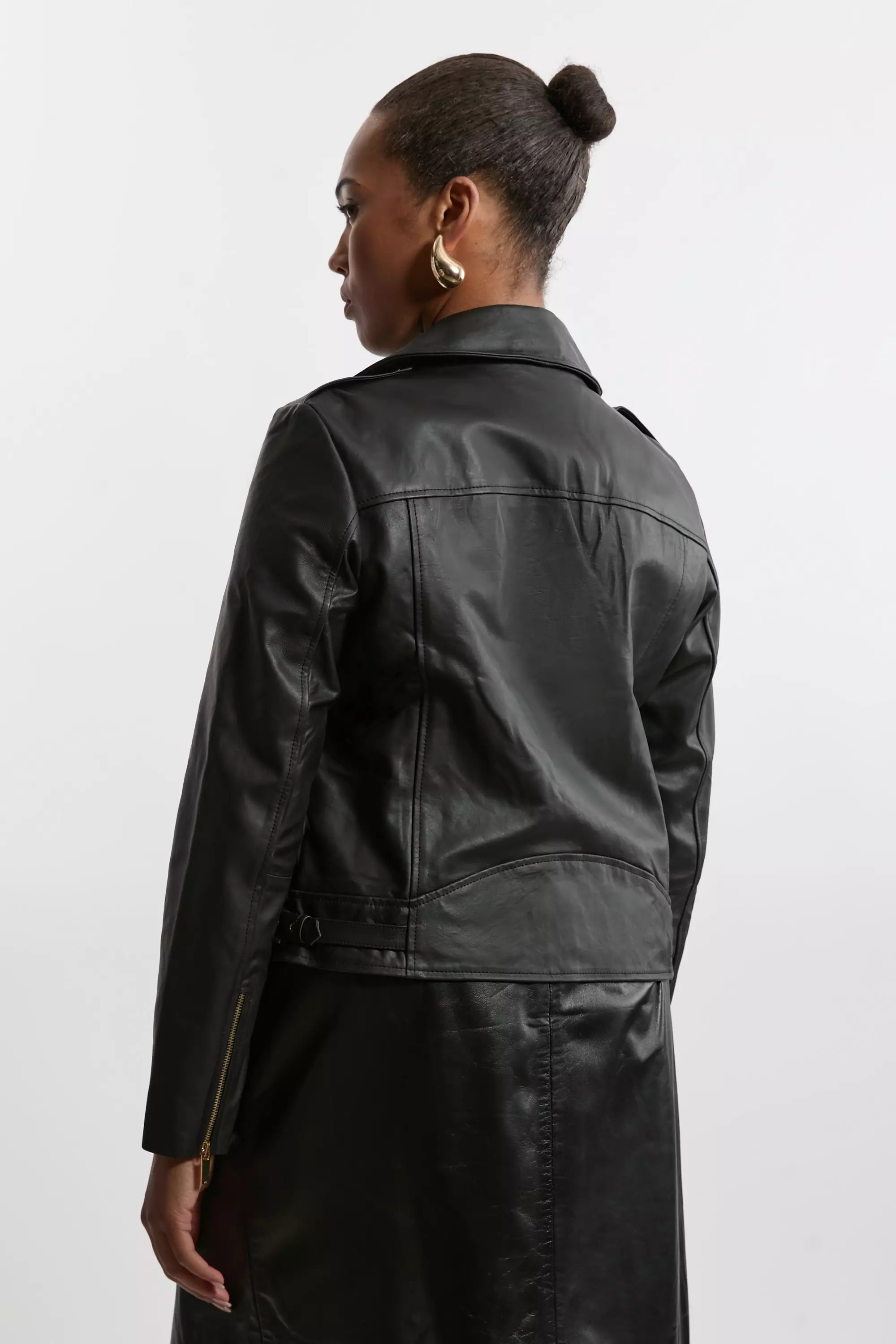 Leather jacket karen millen hotsell