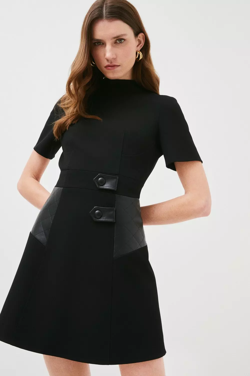 Structured a line dress clearance