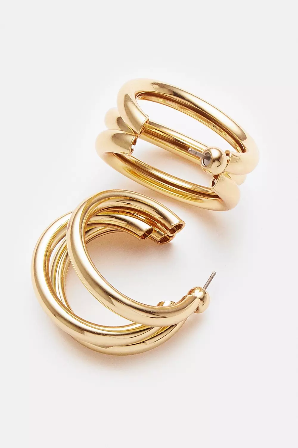 Layered Hoop Earrings Karen Millen