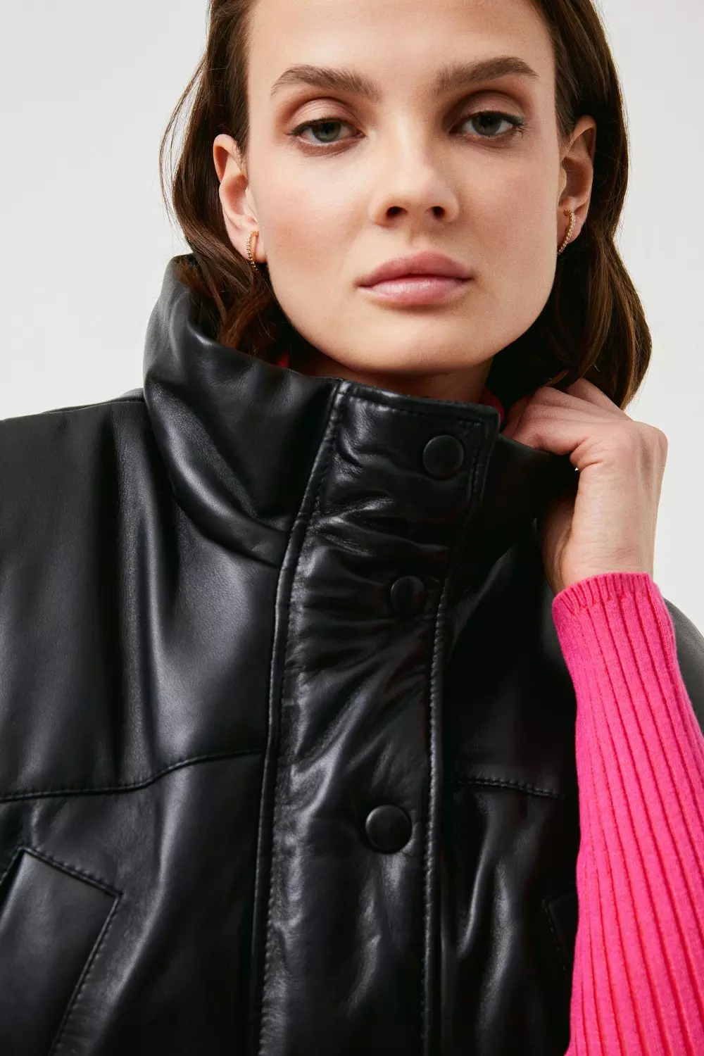 Longline sleeveless jacket clearance