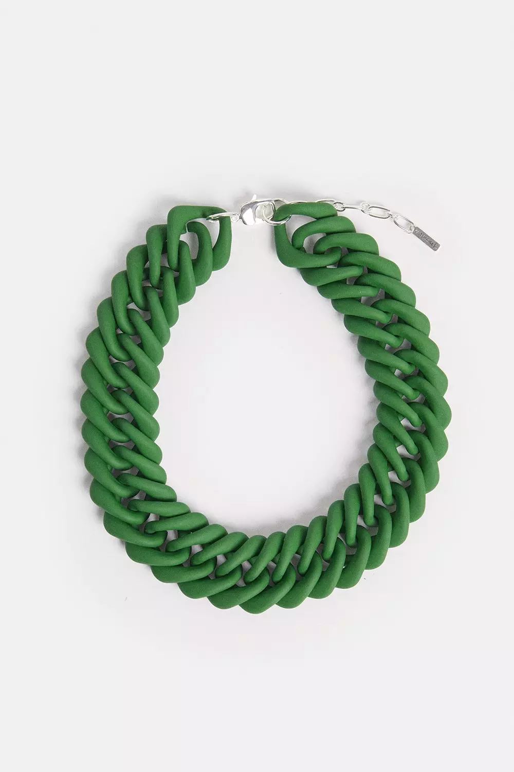 Green chunky necklace store