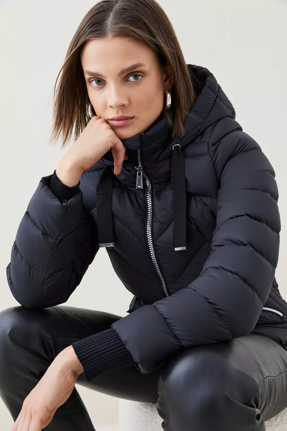 Down Filled Puffer Packable Jacket Karen Millen