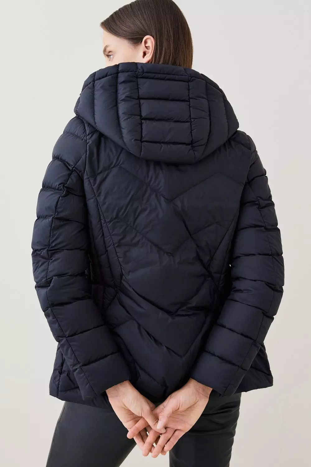 Down Filled Puffer Packable Jacket | Karen Millen