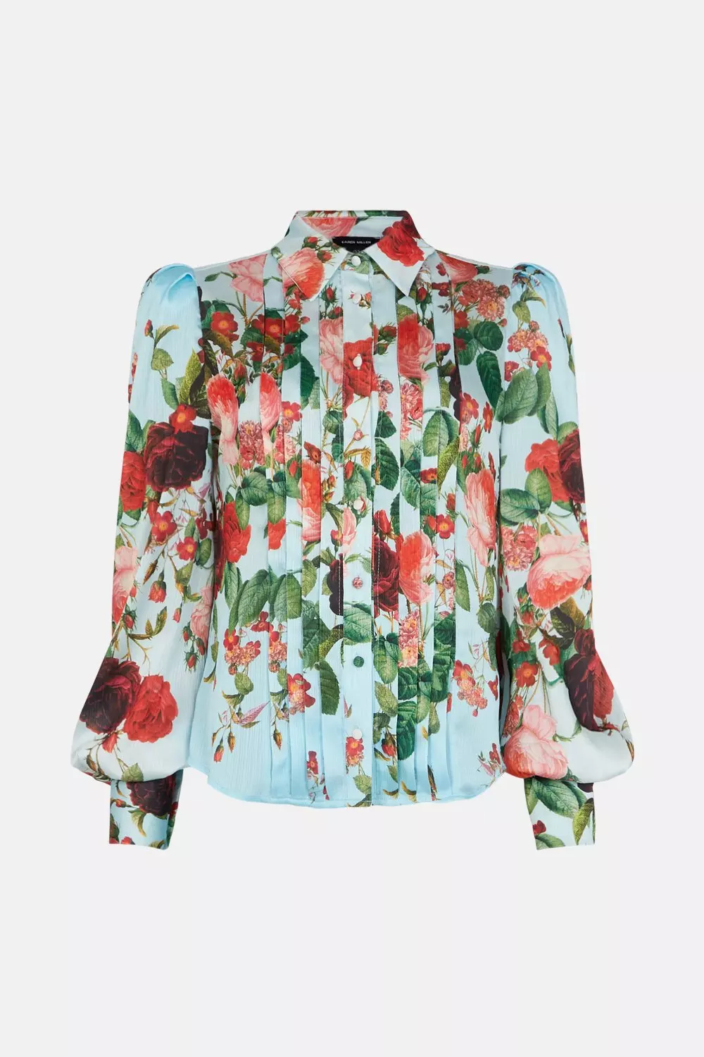 Lydia Millen Rose Fluid Woven Blouse | Karen Millen