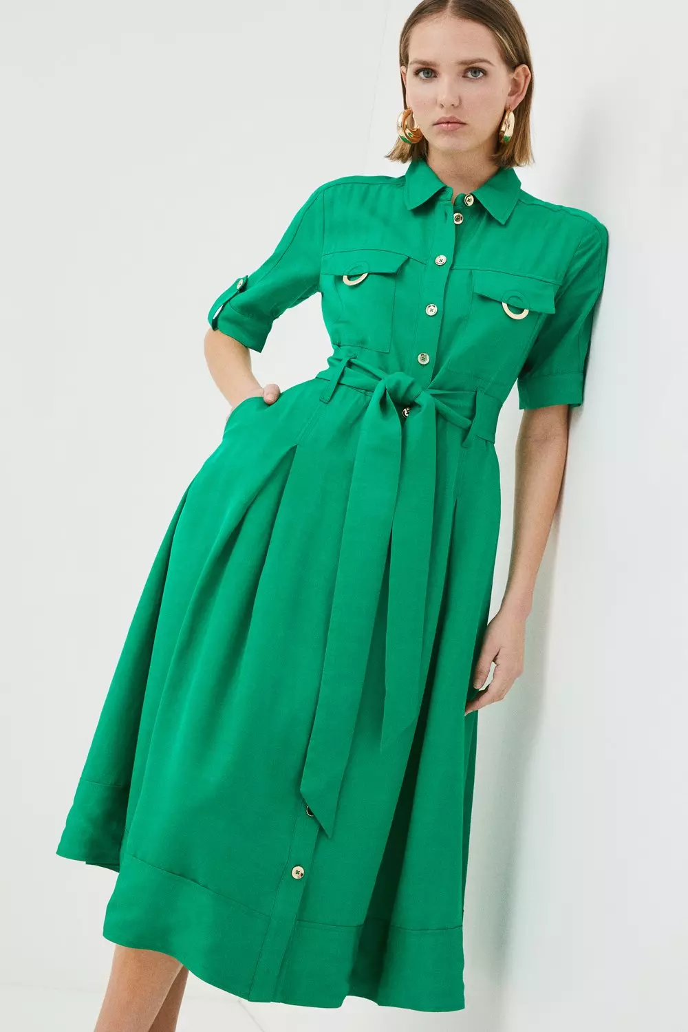 Karen millen lime dress best sale