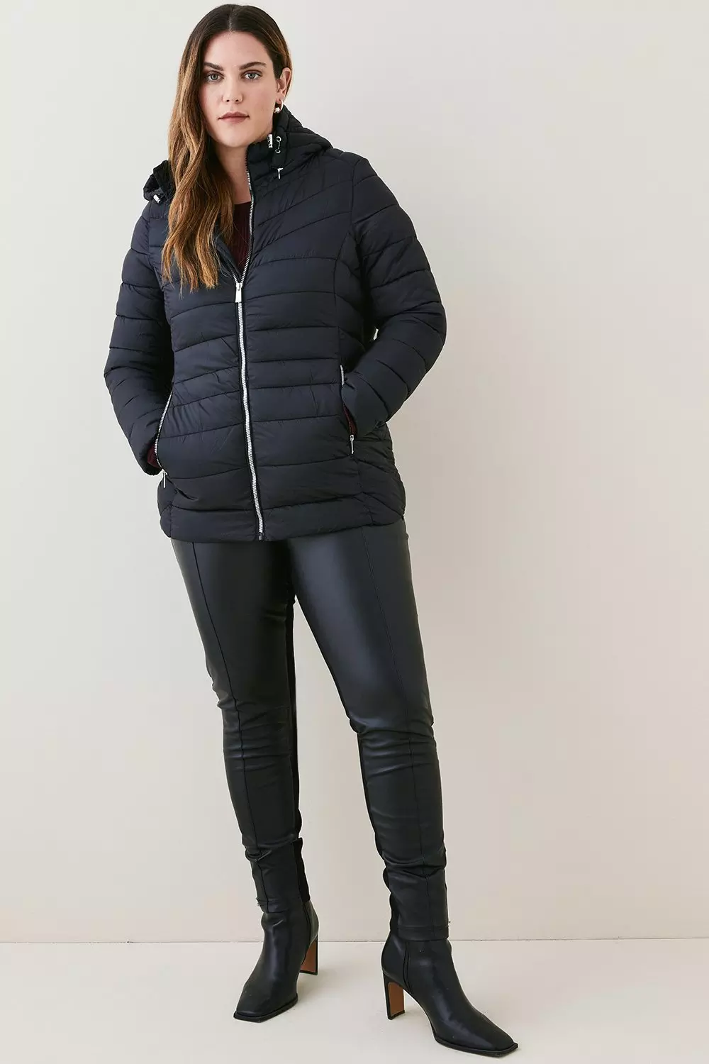 Plus size packable jacket best sale