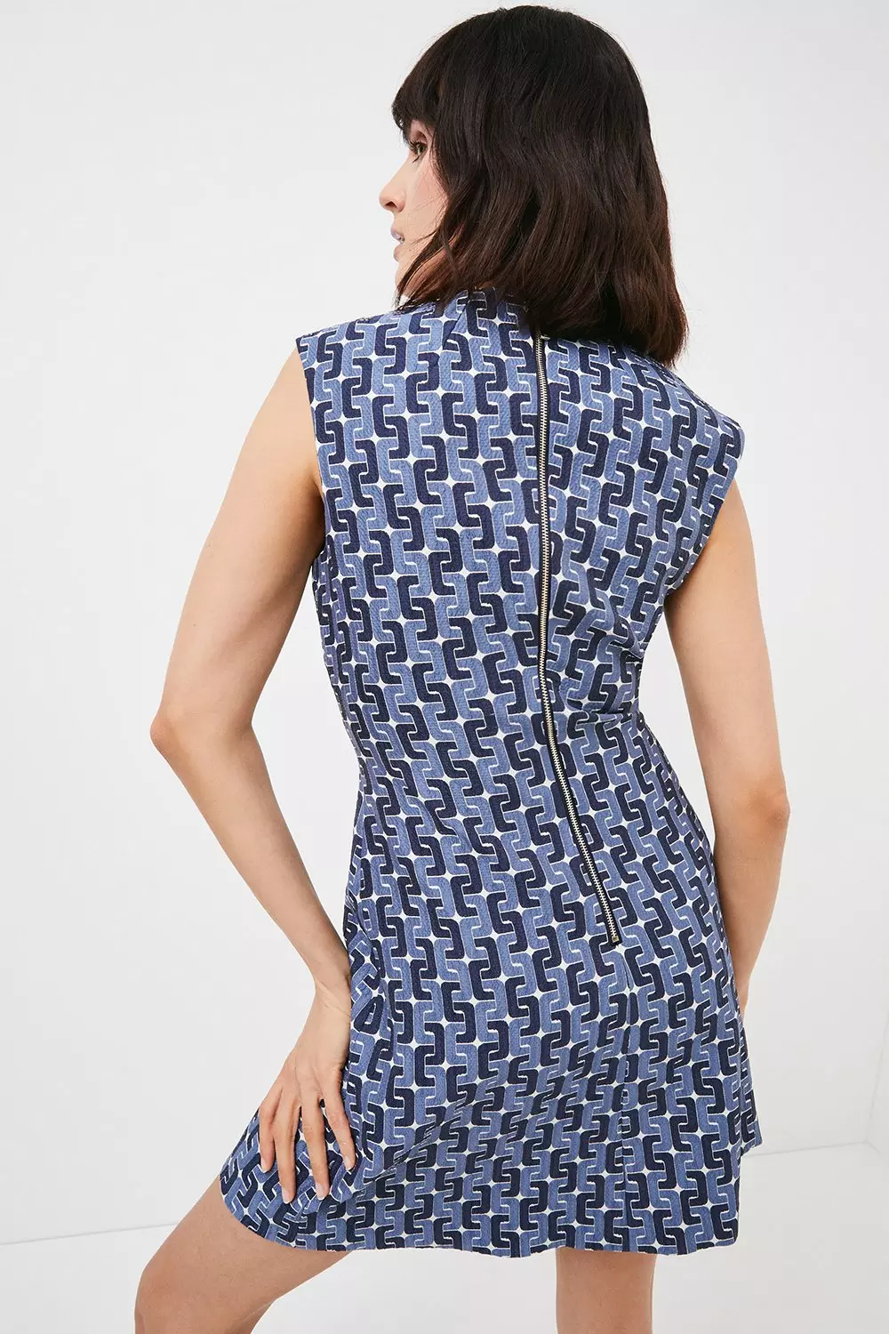 ◆KAREN MILLEN◆スパンコール テーラード ミニ ショーツ Mirrored Disc Ombre Color Mini Dress | Karen Millen