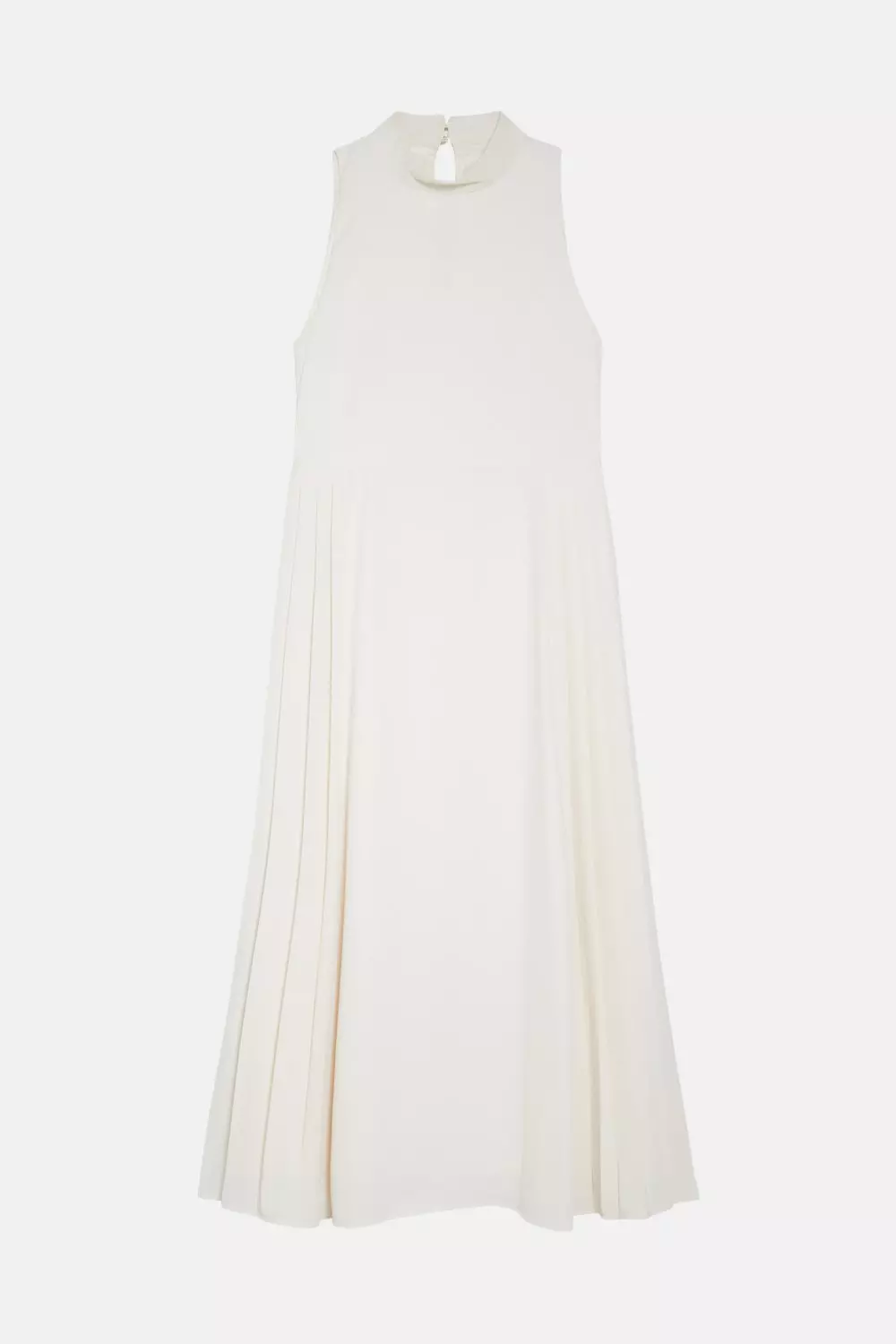 KAREN MILLEN■ソフトテーラード プリーツパネル マキシドレス ◇KAREN MILLEN◇テーラードプリーツパネルドレス