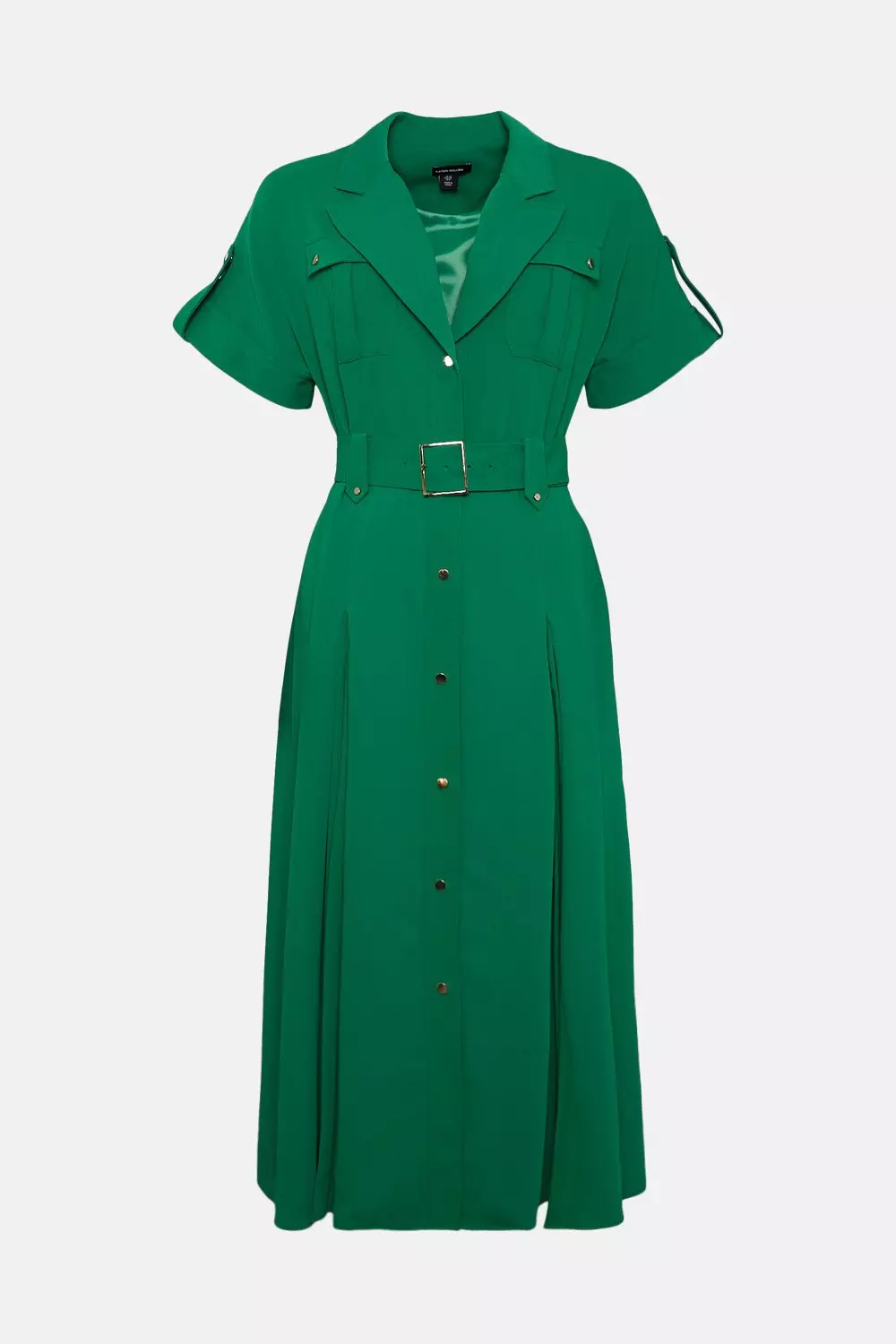 Karen millen pleated shirt dress best sale