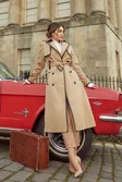 Lydia Millen Collar Detail Belted Trench Coat | Karen Millen Lydia Millen Collar Detail Belted Trench Coat | Karen Millen