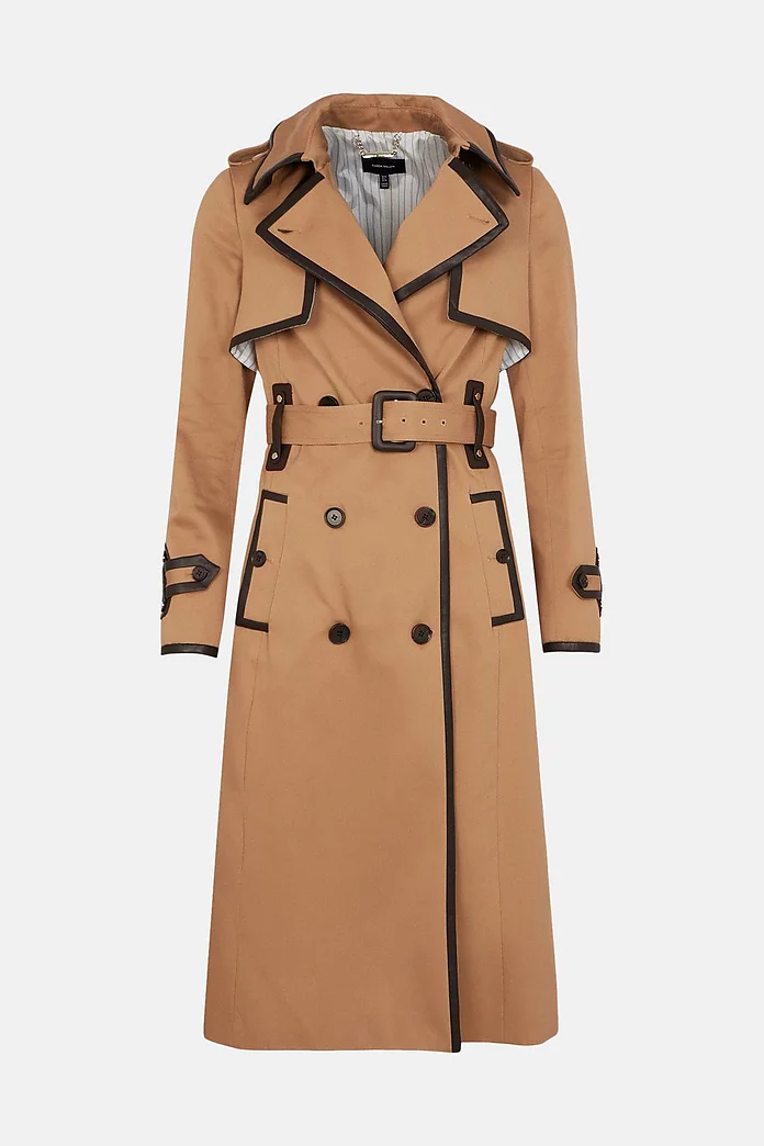 Lydia Millen Collar Detail Belted Trench Coat | Karen Millen Lydia Millen Collar Detail Belted Trench Coat | Karen Millen