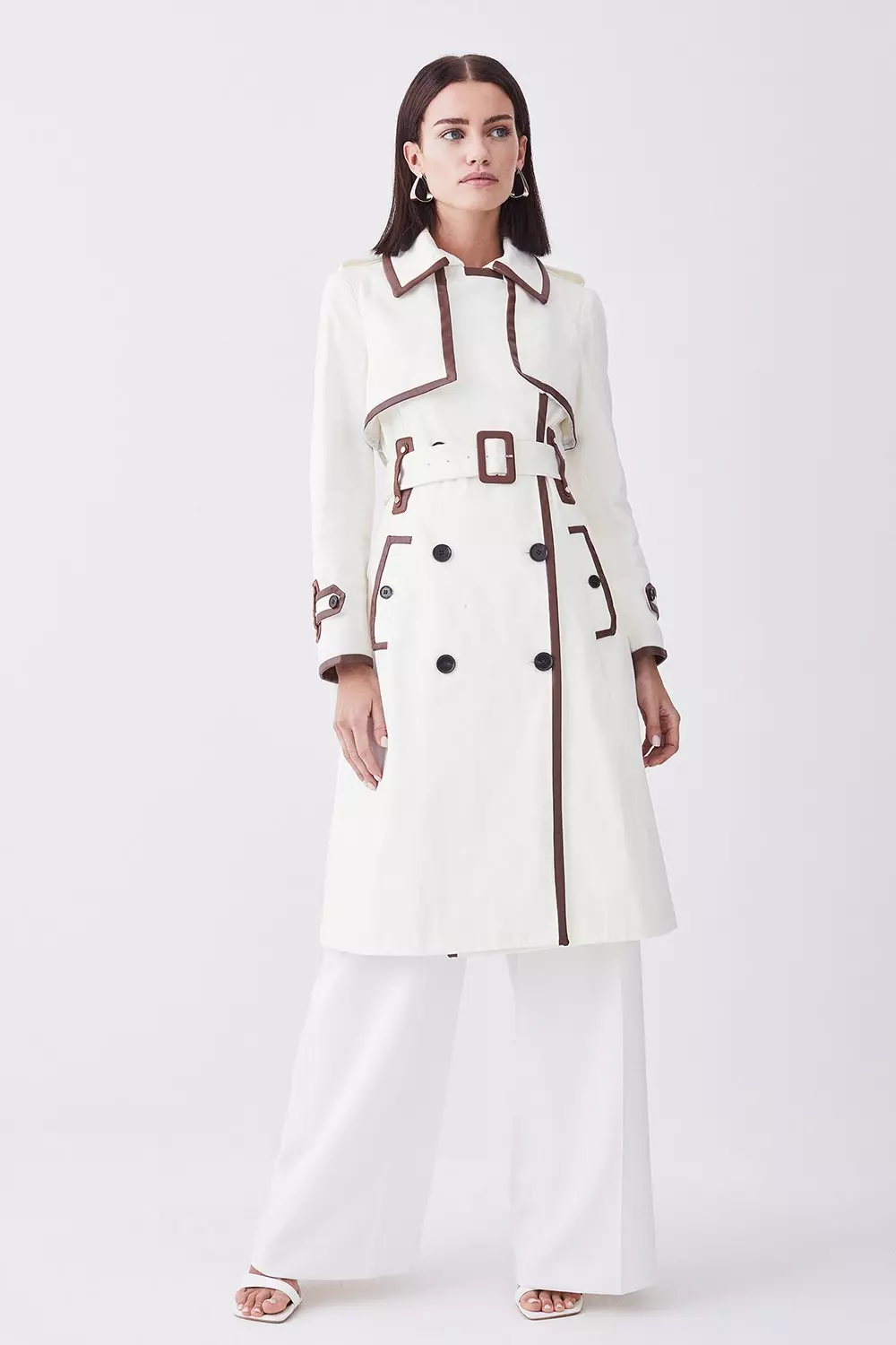 NUMBER (N)INE CUTAWAY TRENCH COAT 美品 超希少 Gallery Genuine Leather Mid Length Black Jacket Trench Coat