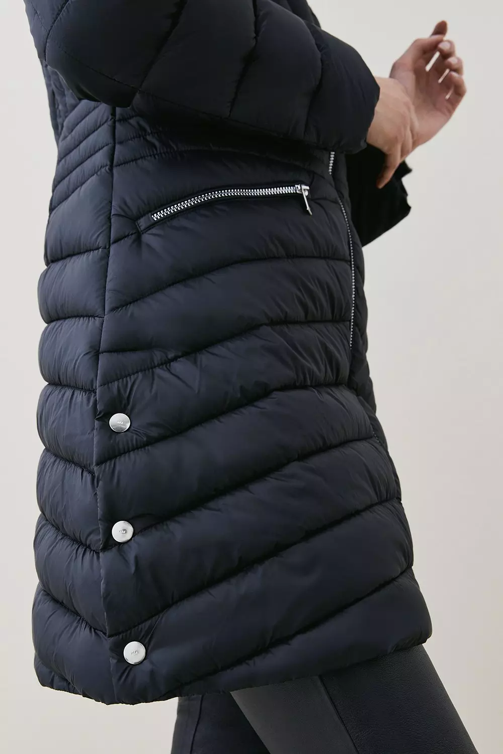 Karen millen lightweight padded jacket best sale