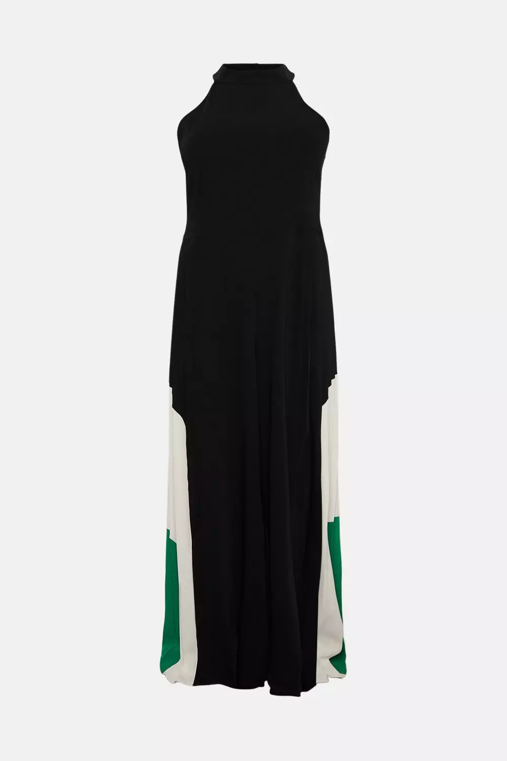 Plus Size Soft Tailored Colour Block Jumpsuit | Karen Millen