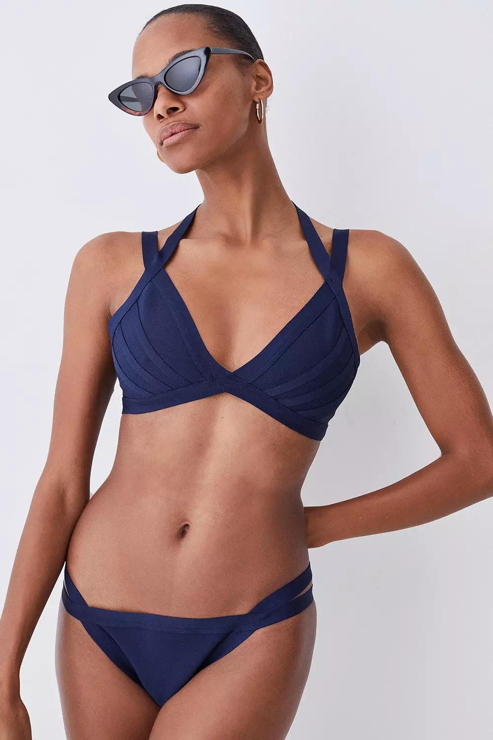 Bandage Double Strap Bikini Top Karen Millen