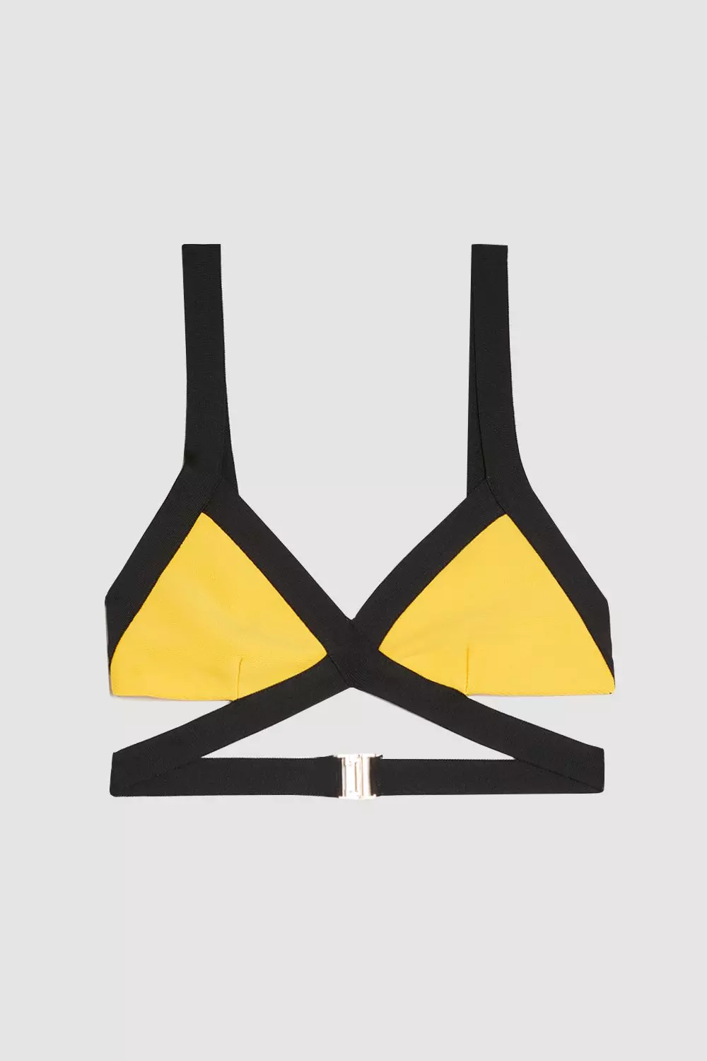 Bandage Color Block Strappy Bikini Top | Karen Millen