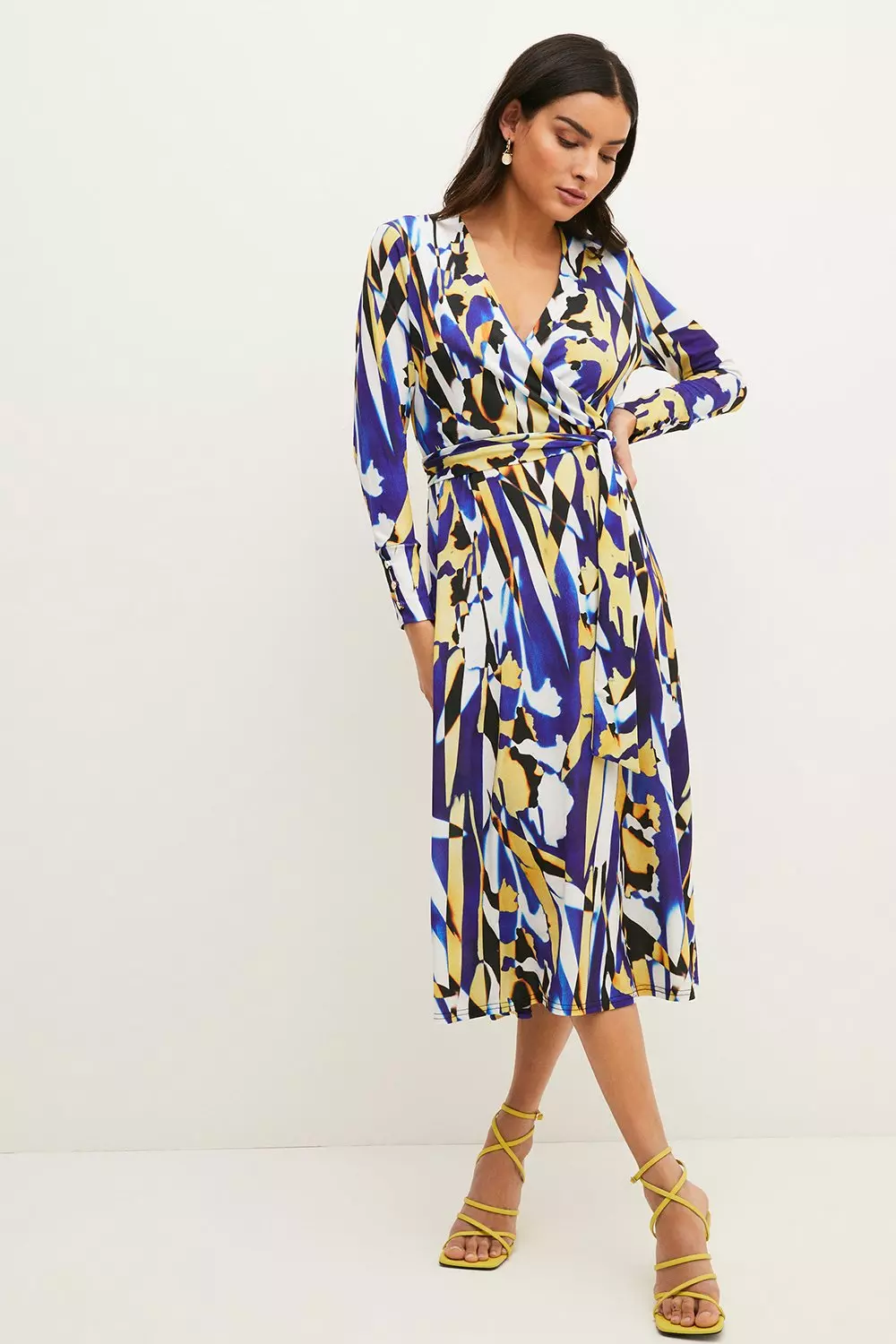 Karen millen colour pop wrap dress best sale