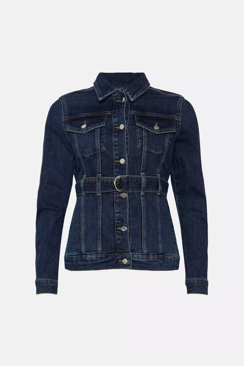 Karen millen denim jacket sale