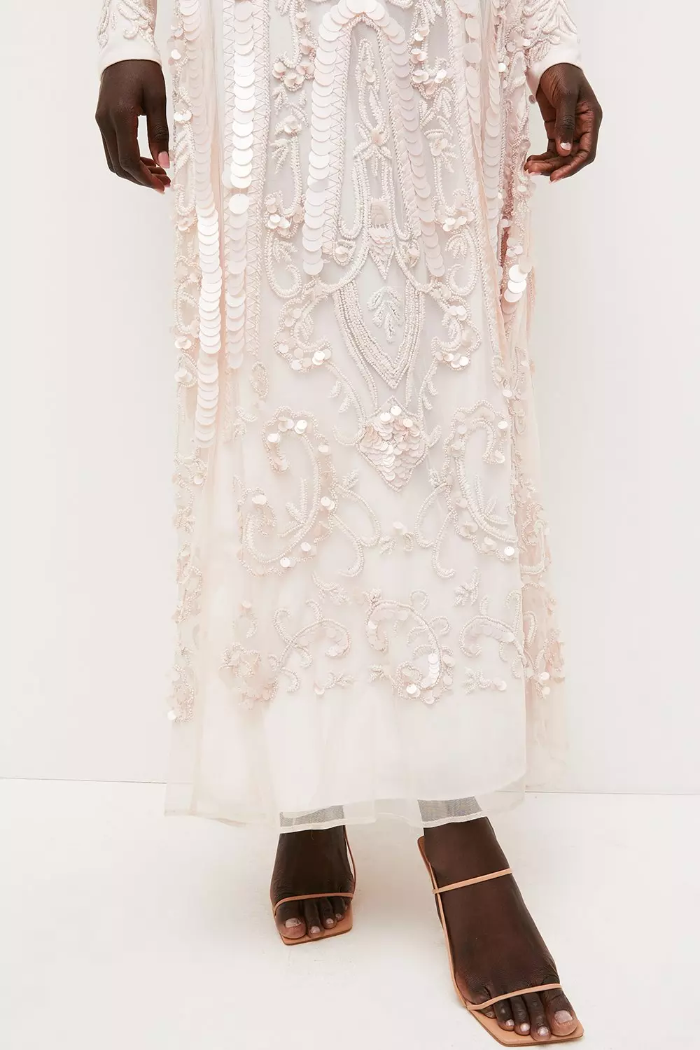 Lydia Millen Sequin And Embroidered Maxi | Karen Millen