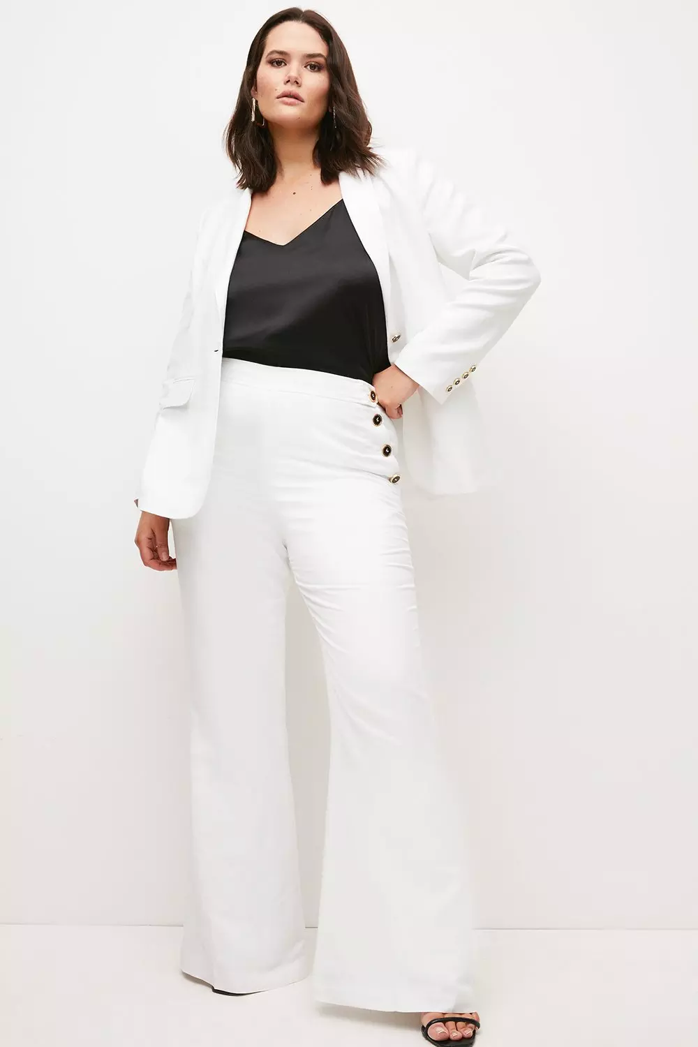 Plus size linen trousers hotsell