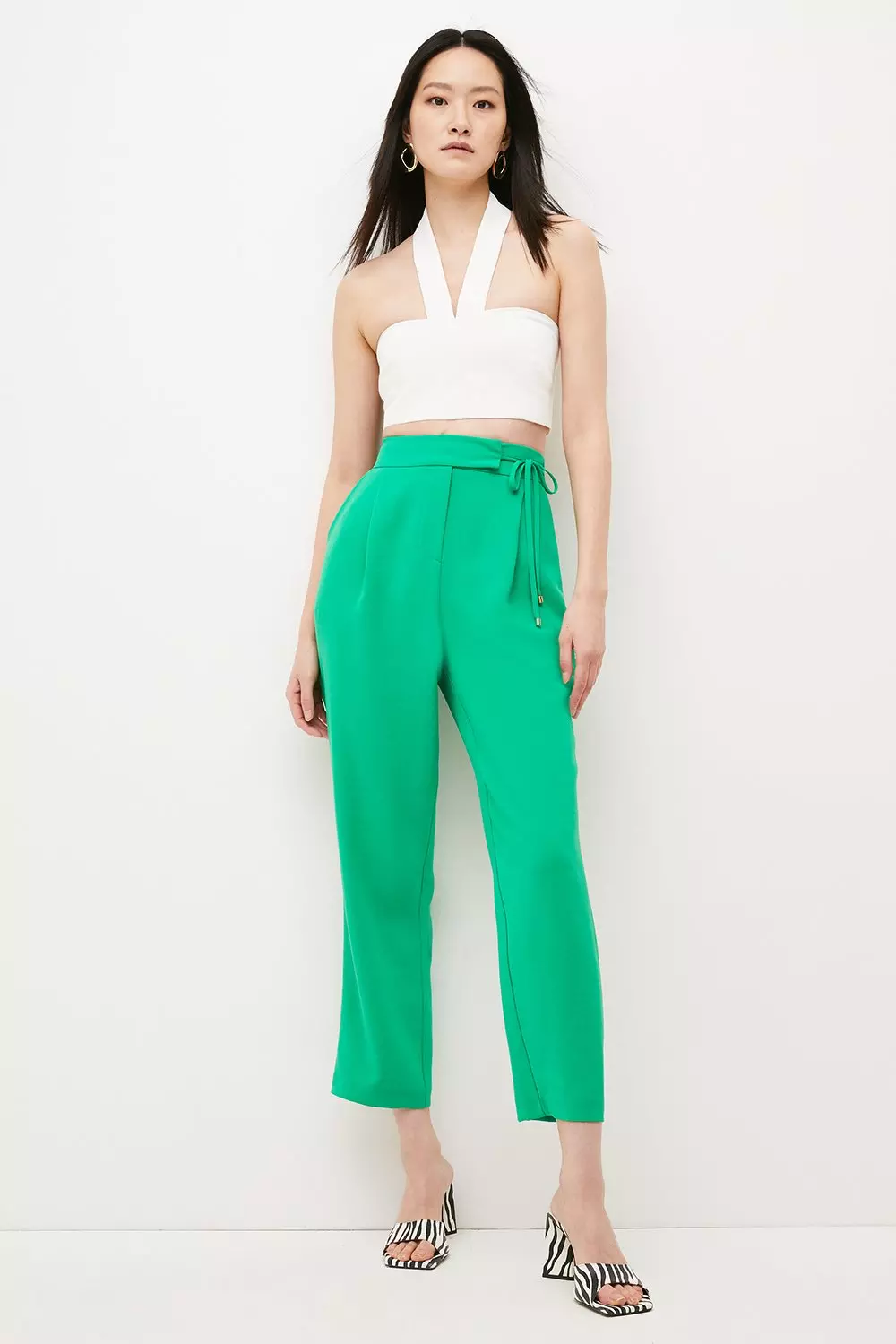 【DISCERNMENT】Knock Maxi Cotton Pants Pintuck Cotton Trousers – Estudio Niksen