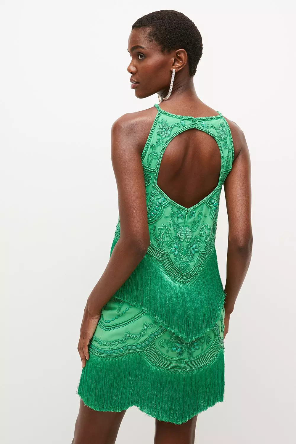 KAREN MILLEN ペンシルドレス タイト ストレッチ ノースリーブ bkk12791_green_xl?$