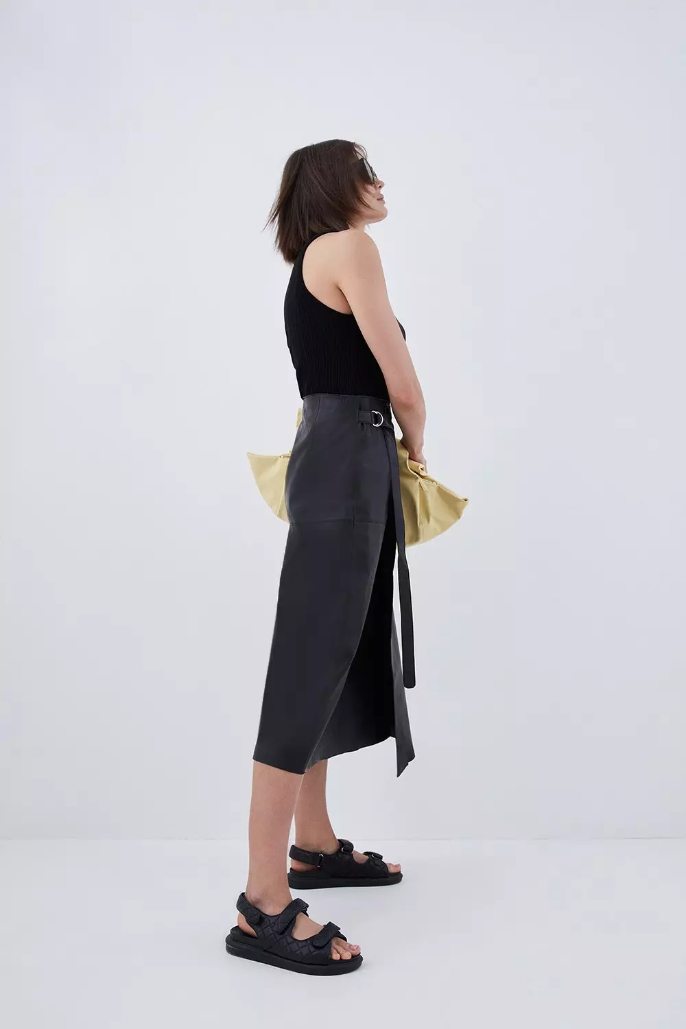 Wrap midi skirt xl sales