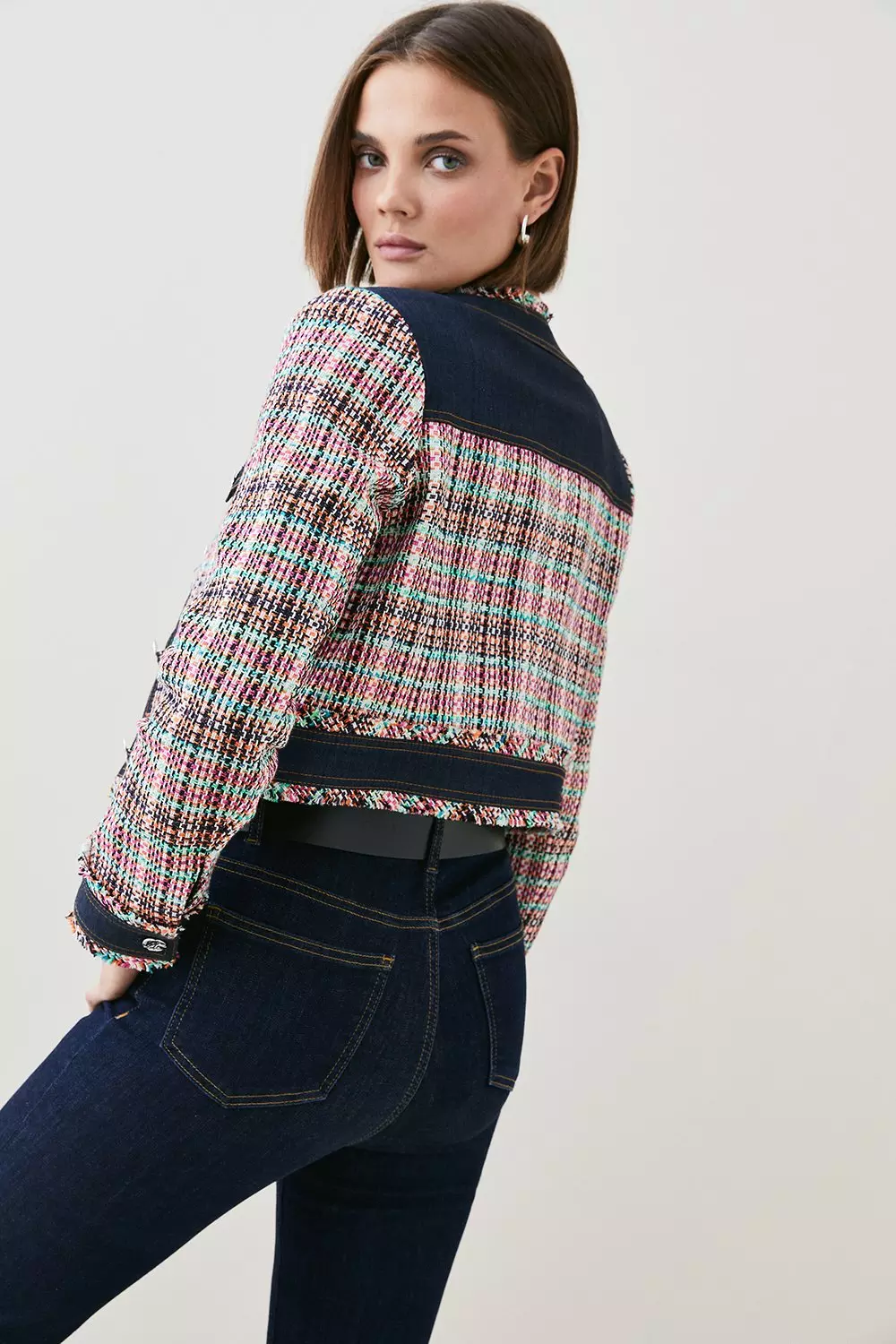 CLANE（クラネ）の「【CLANE/クラネ】MIX TWEED PUFF SLEEVE