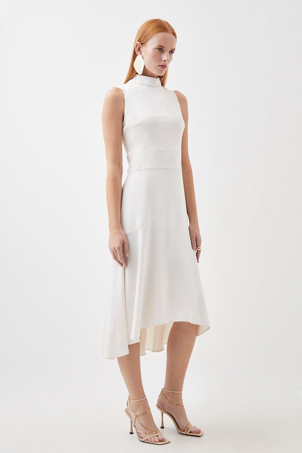 Black And White Midi Dresses Karen Millen