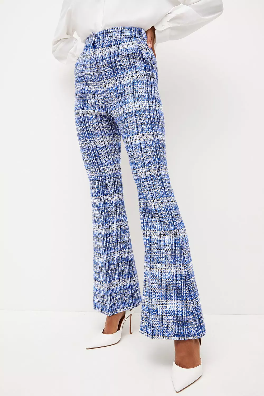 Tweed Flared Trouser Karen Millen