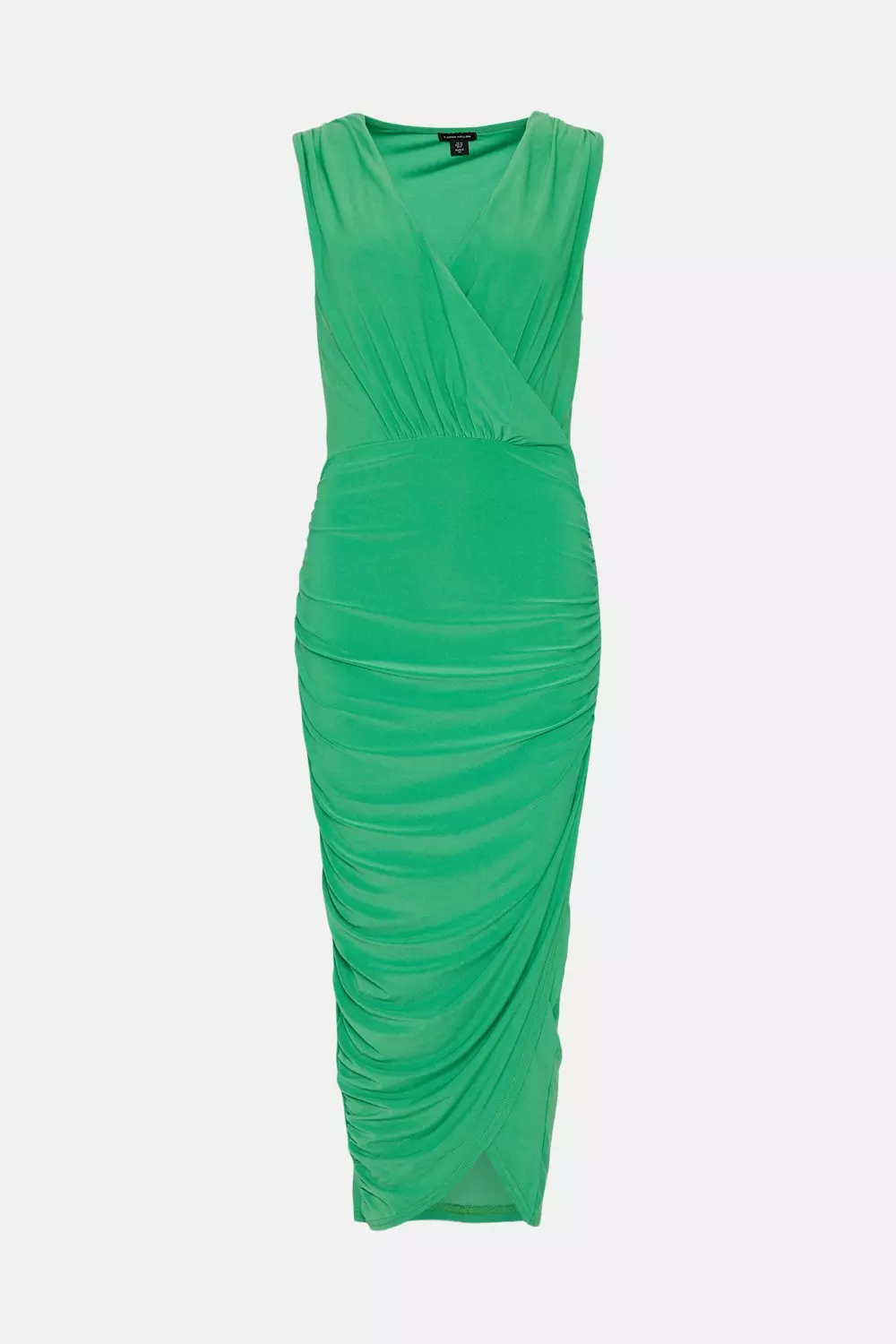 Ruched Jersey Wrap Midaxi Dress | Karen Millen