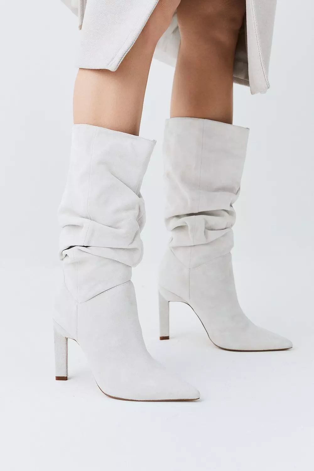 Mid calf slouch boots uk best sale