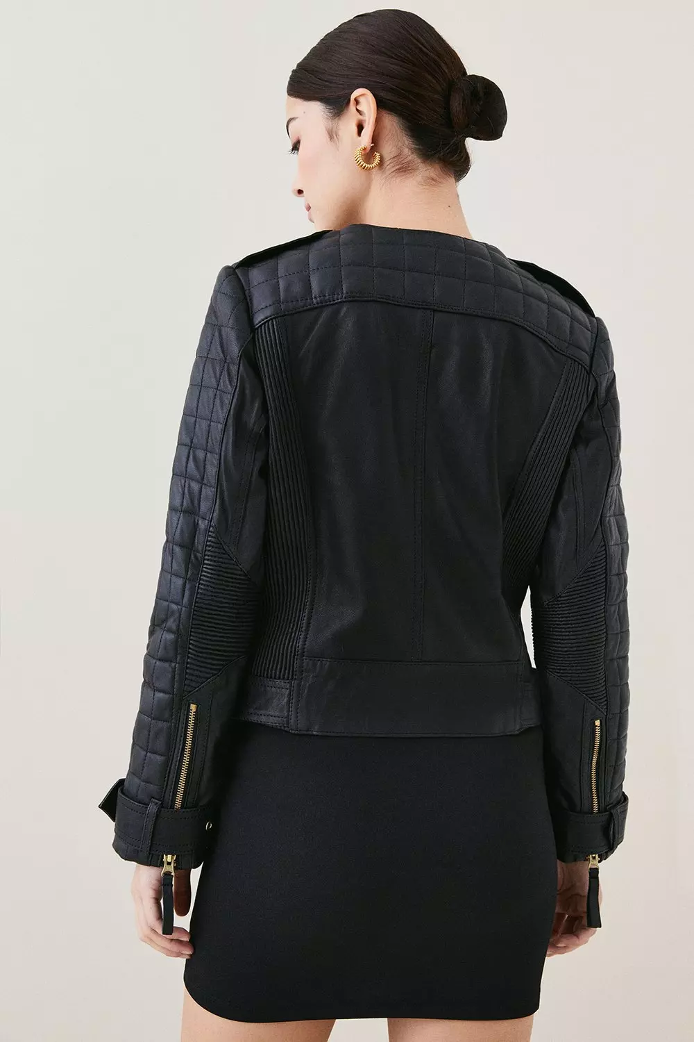 BKE leather on sale coat