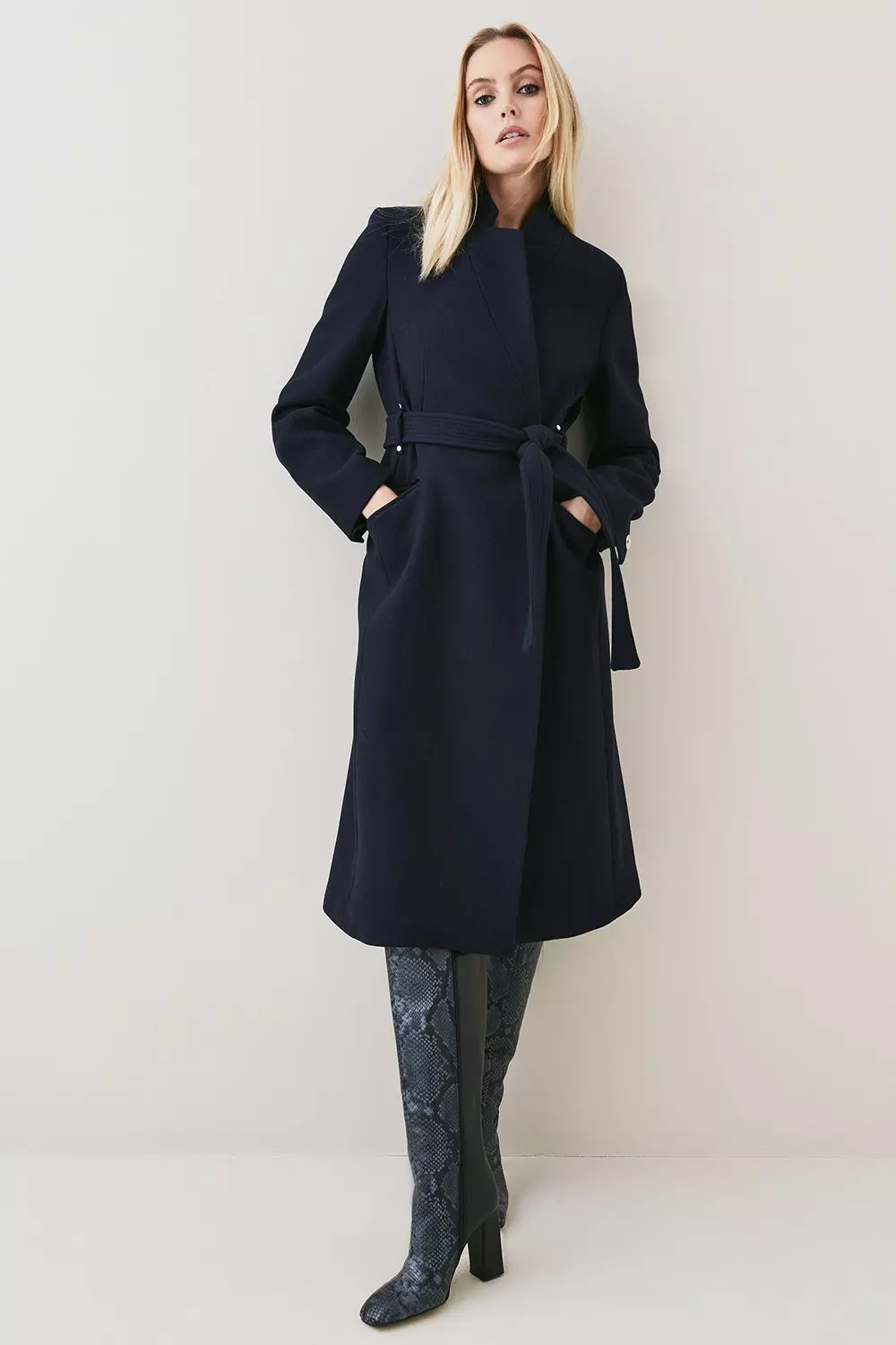 Karen millen investment coat best sale